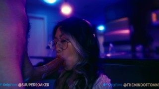 Cute Gamer girl gets railed on the counter and her pussy covered in cum (Trailer) – TheMindofTommy