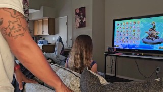 Step-bro fucked our big asses when we were stuck