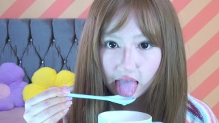 Surprise! I found a magic spoon in my sister’s bedroom. Now I can enjoy the milk her boyfriend has