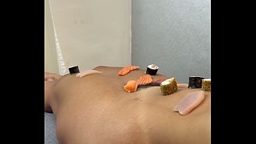 negão comeu comida japonesa com pauzao